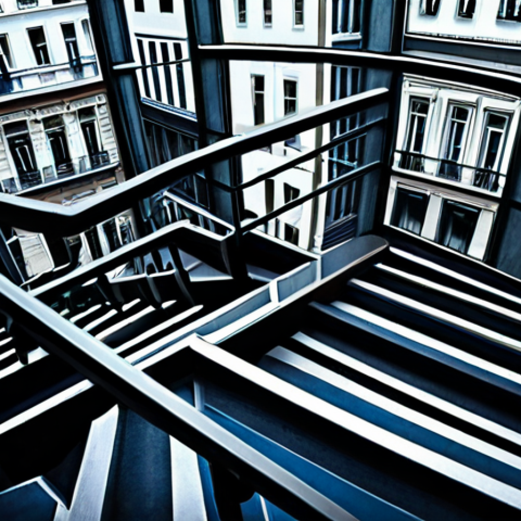 "Inception" Inspired Dreamscape**
"A surreal cityscape, Escher-esque architecture blending seamlessly, impossible staircases, hints of Parisian streets, a subtle focus on a spinning top about to fall, muted colors with pops of deep blue and grey, dramatic lighting, inspired by Christopher Nolan's "Inception", perfect anatomy, correct proportions, professional photography, high quality, safe for work, appropriate content, fully clothed, professional."
**